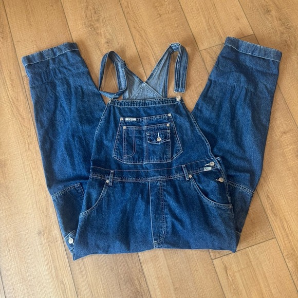 Revolt Denim - Vintage Revolt Womens Bib Denim Overalls Size 20 Carpenter Grunge 90s Y2K